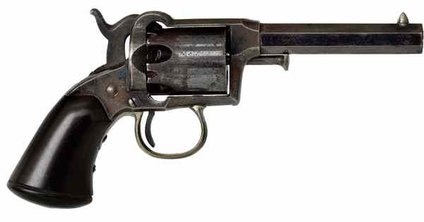 Appraisal: Remington Beals First Model Pocket Percussion Revolver cal octagonal barrel