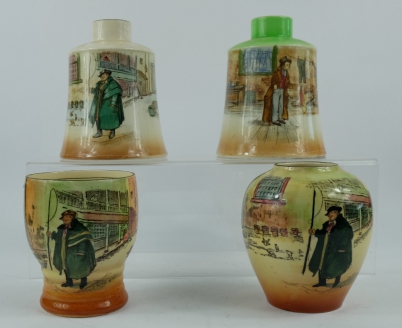 Appraisal: A collection of Royal Doulton Dickens seriesware vase to include