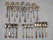 Appraisal: A group of twenty four various English hallmarked silver coffee