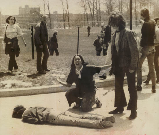 Appraisal: FILO JOHN Kent State Shooting Mary Ann Vecchio leaning over