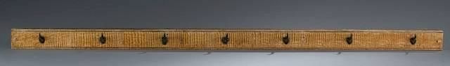 Appraisal: Folk art coat rack A folk art coat rack th