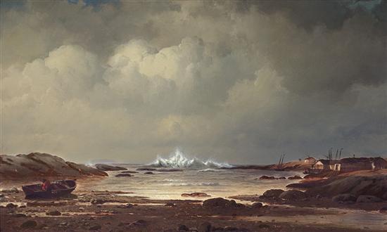 Appraisal: WILLIAM BRADFORD American - Near Battle Harbor Cape Charles Coast