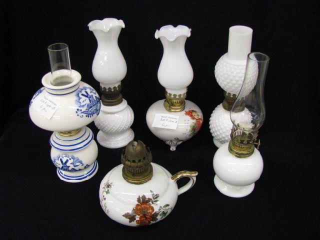 Appraisal: Collection of Miniature Oil Lamps