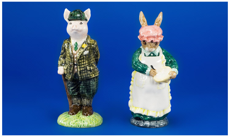 Appraisal: Beswick Figures Two Limited Editions Mrs Rabbit Baking ECF No