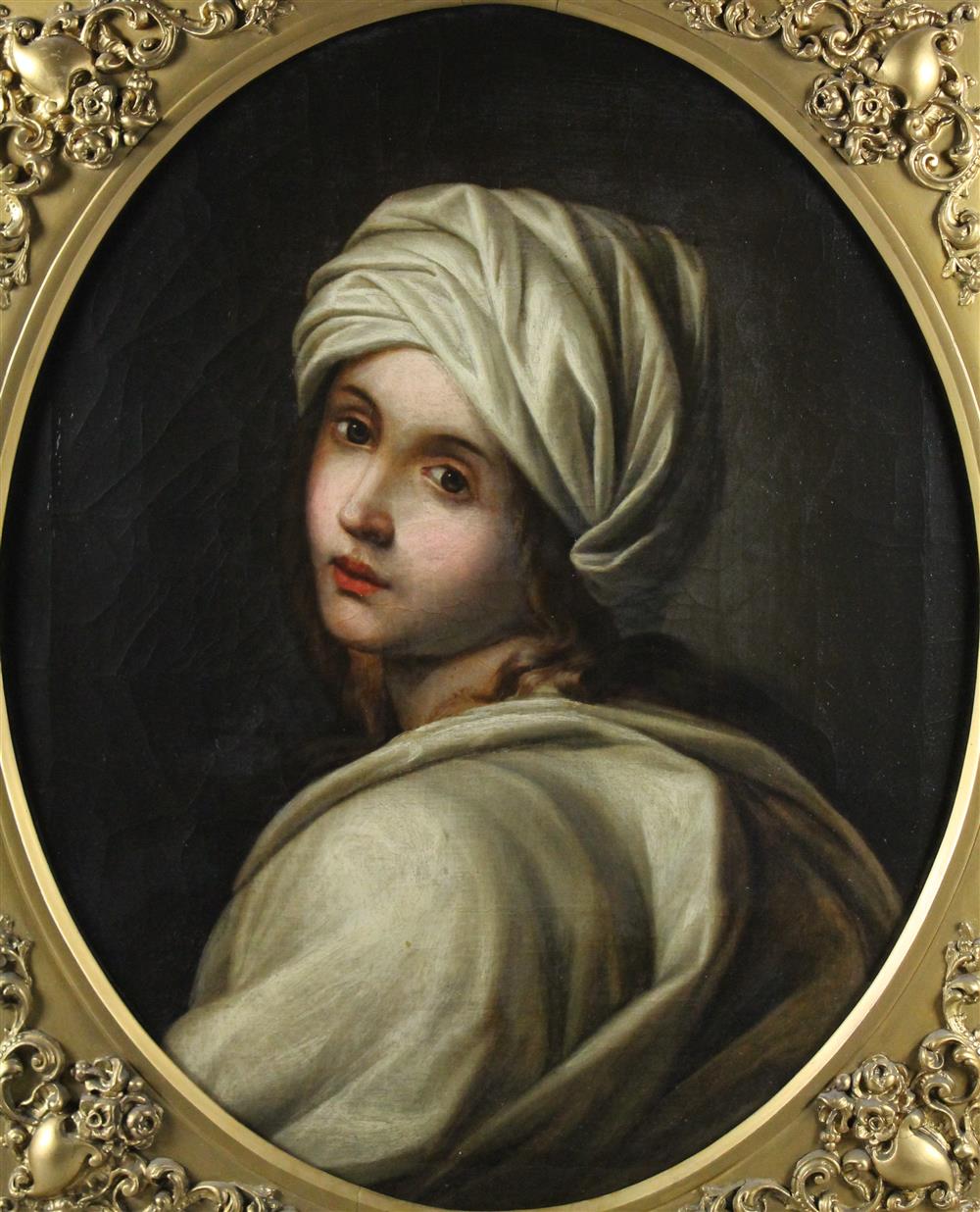 Appraisal: CONTINENTAL SCHOOL TH CENTURY PORTRAIT OF A WOMAN SIBYLL Oil