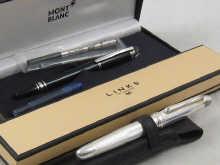 Appraisal: A Mont Blanc ball pen in presentation case together with