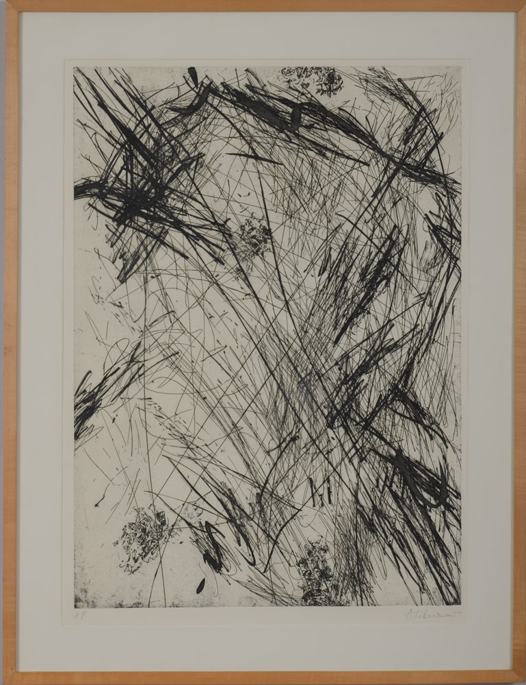 Appraisal: Alexander Lieberman - Untitled Etching and aquatint on wove paper