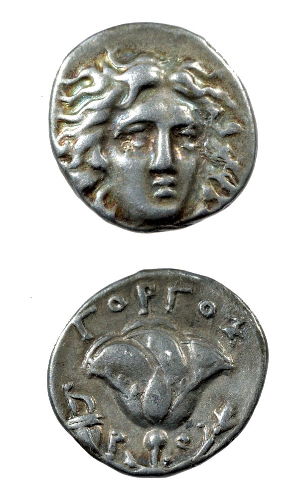 Appraisal: Greek Rhodos Silver Drachm - g Greece Caria Rhodos ca