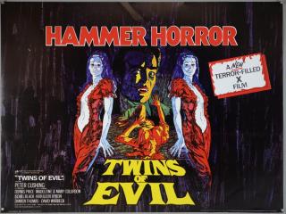 Appraisal: Twins of Evil - British Quad film poster th Anniversary