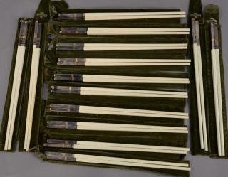 Appraisal: Set of fourteen Christofle Paris France chopsticks having silver and