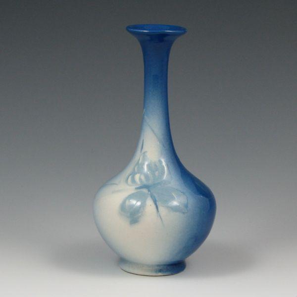 Appraisal: Roseville Azurean - vase with clover decoration Marked with other