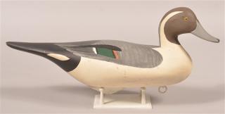 Appraisal: R Madison Mitchell Pintail Drake Decoy Dated Havre de Grace