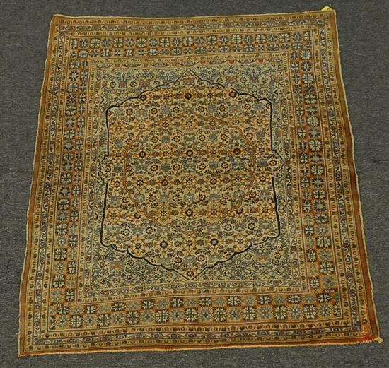 Appraisal: TABRIZ RUG Persia circa feet inches x feet inches