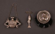 Appraisal: A Grouping of Sterling Silver Personal Accessories This grouping of