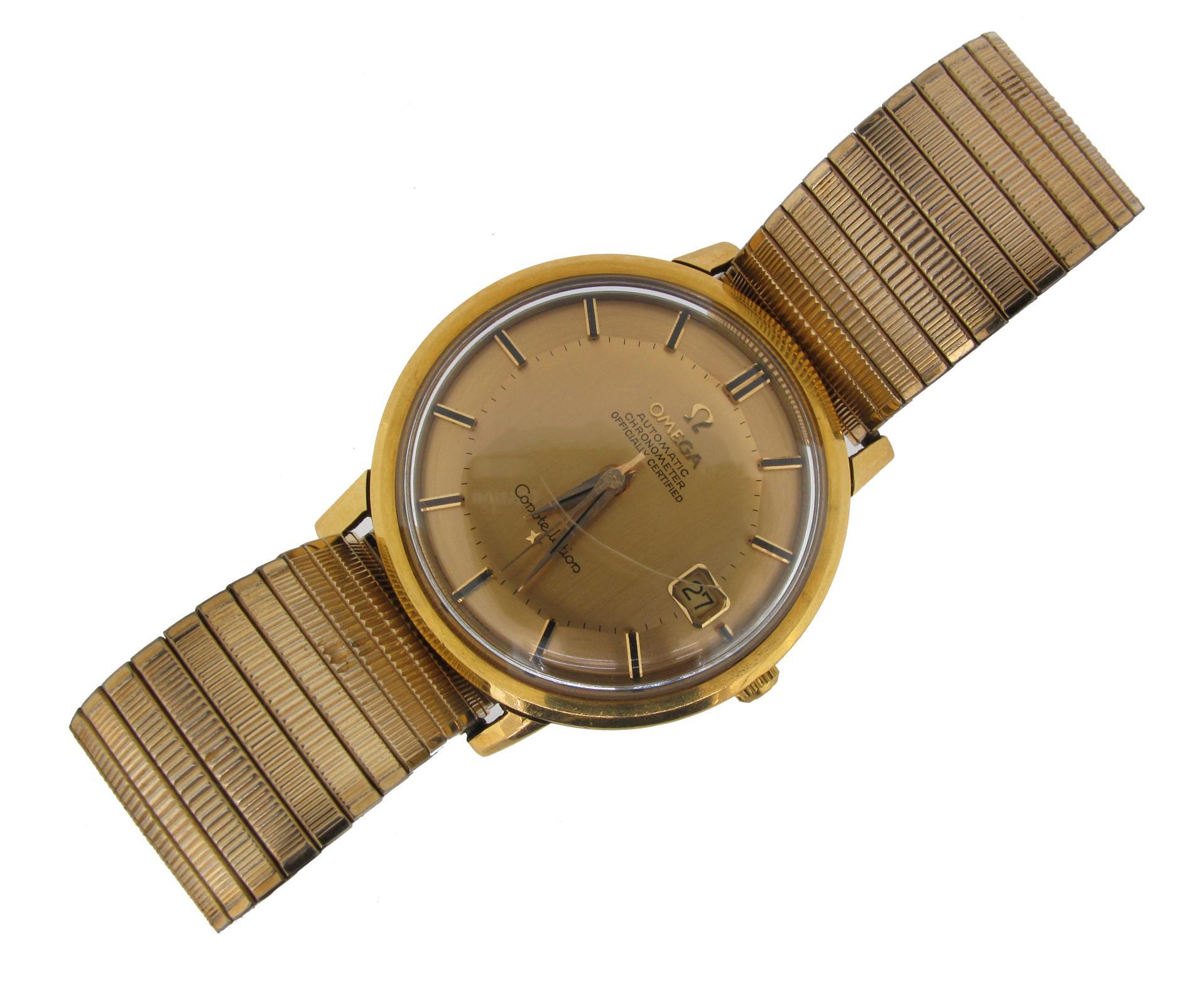 Appraisal: An Omega gold Constellation wristwatch