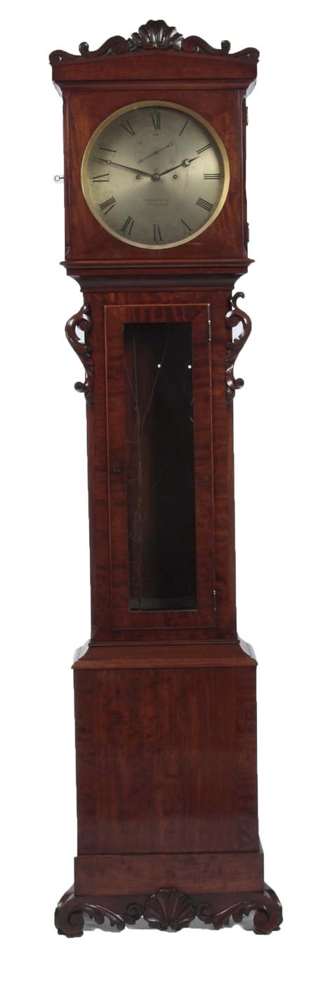 Appraisal: A mid th century longcase clock By James Bell of