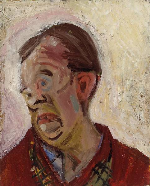 Appraisal: Hassel Smith American - Self Portrait signed titled and dated