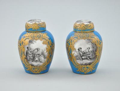 Appraisal: A Pair of Sevres Covered Jars ca Second Half th