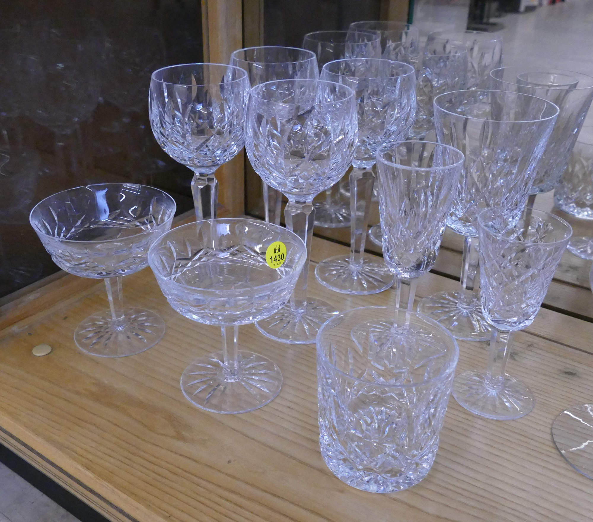 Appraisal: pc MISC Waterford Crystal Stemware- to ''