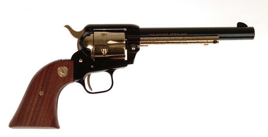 Appraisal: COLT GOLDEN SPIKE COMMEMORATIVE FRONTIER SCOUT REVOLVER Cal SN GS