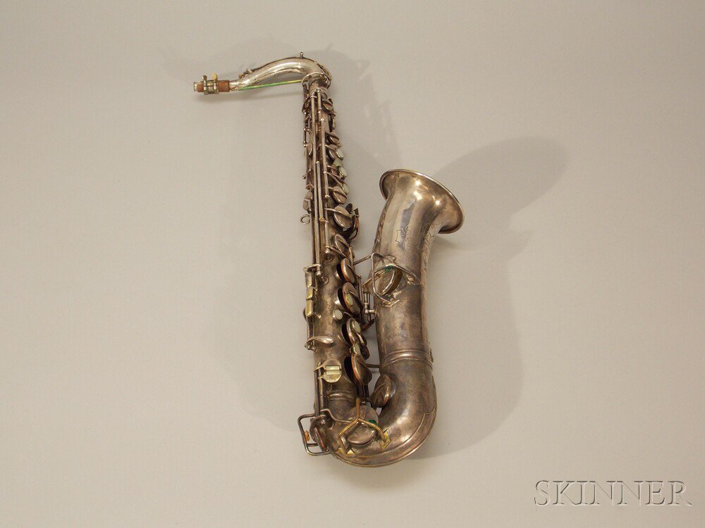 Appraisal: Selmer Tenor Saxophone New York with added neck brace and