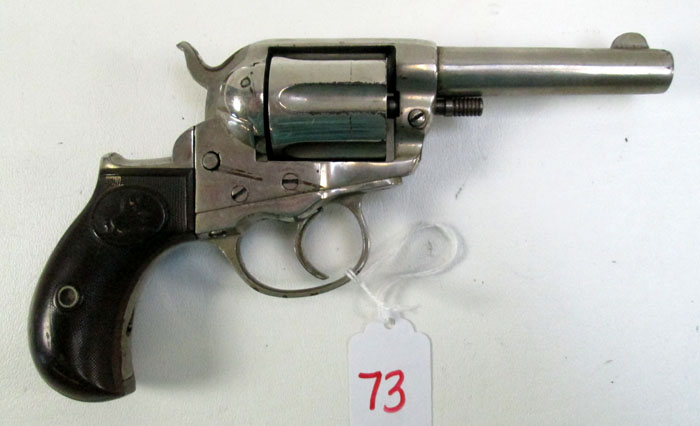 Appraisal: COLT MODEL LIGHTNING DOUBLE ACTION REVOLVER colt caliber barrel nickel