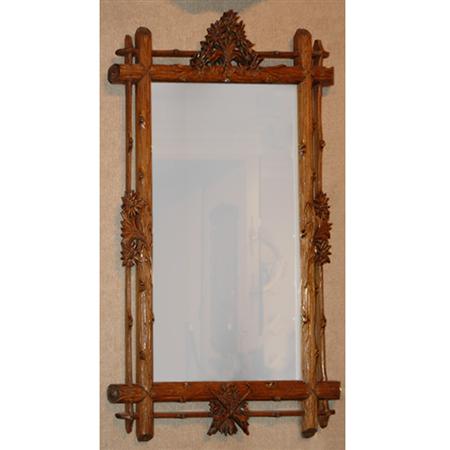 Appraisal: Continental Carved Walnut Mirror Estimate -