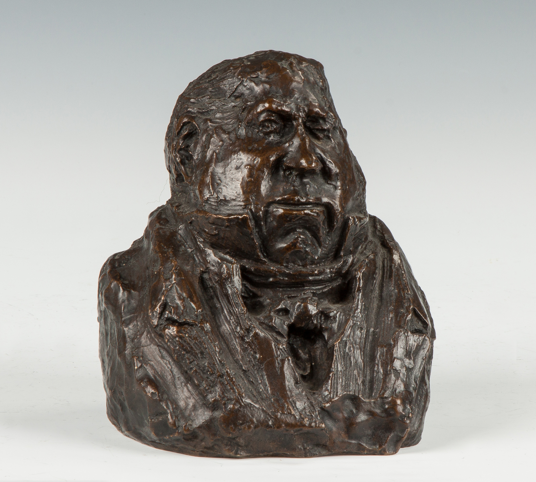 Appraisal: After Honore Daumier French - The Egotist Bronze Bust Entitled