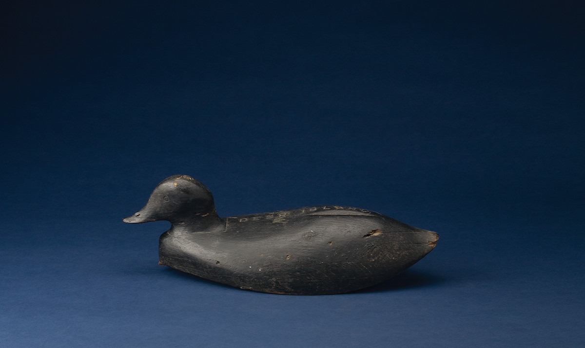 Appraisal: CARVED AND PAINTED SCOTER DECOY FROM DEER ISLAND MAINE CIRCA