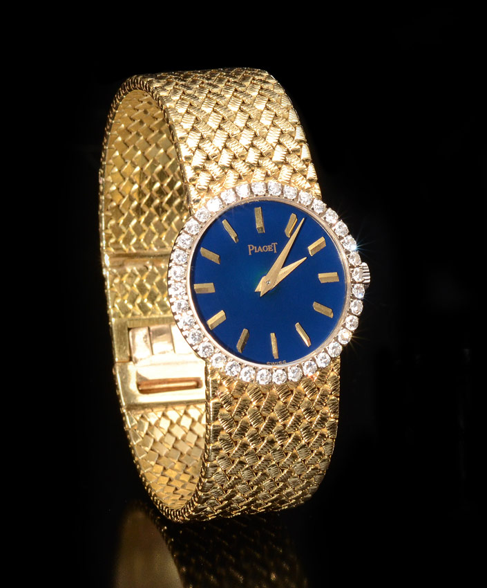 Appraisal: PIAGET K DIAMOND LADIES WATCH K yellow gold lady's Piaget