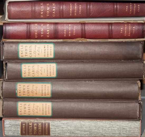 Appraisal: Books Fine Press Two copies Harriet Beecher Stowe ''Uncle Yom's