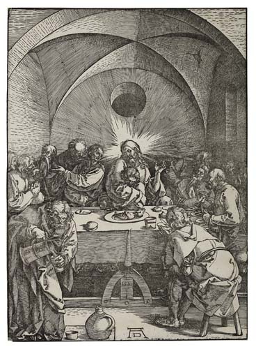 Appraisal: ALBRECHT D RER The Last Supper Woodcut x mm x