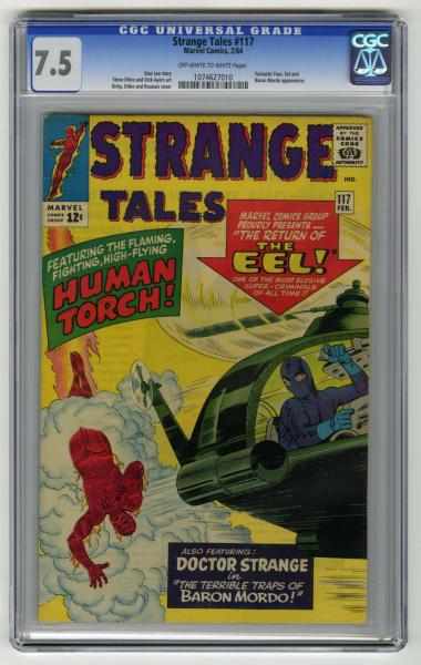 Appraisal: Strange Tales CGC Marvel Comics Click for full description