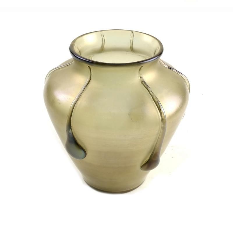 Appraisal: Loetz Style Vase Loetz style vase H x Dia Surface