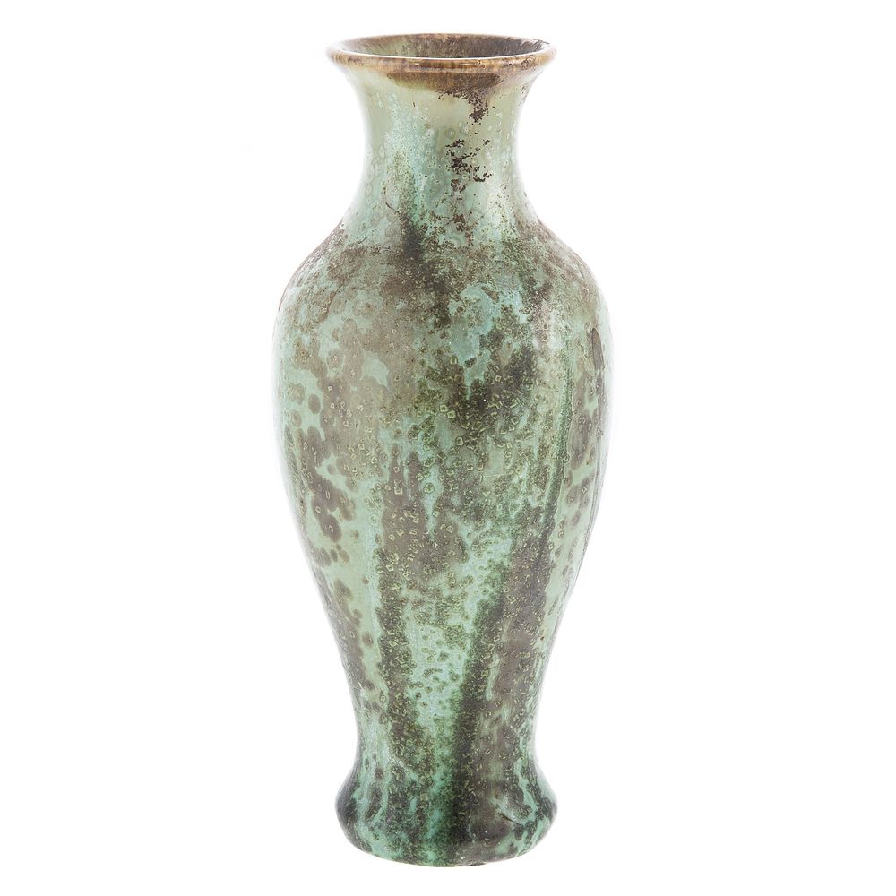 Appraisal: Fulper Art Pottery Vase Circa s having leopard skin and