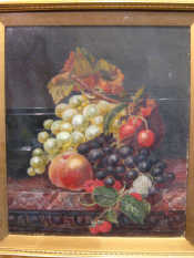 Appraisal: A C Levett 'Still Life with fruit' Signed and dated