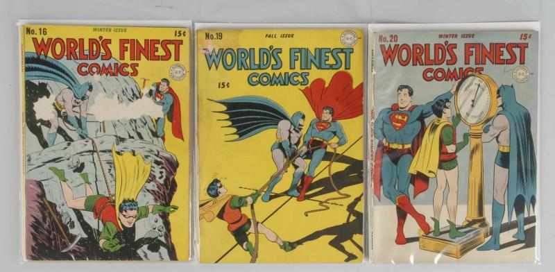 Appraisal: Lot of s World's Finest Comics Description This lot includes