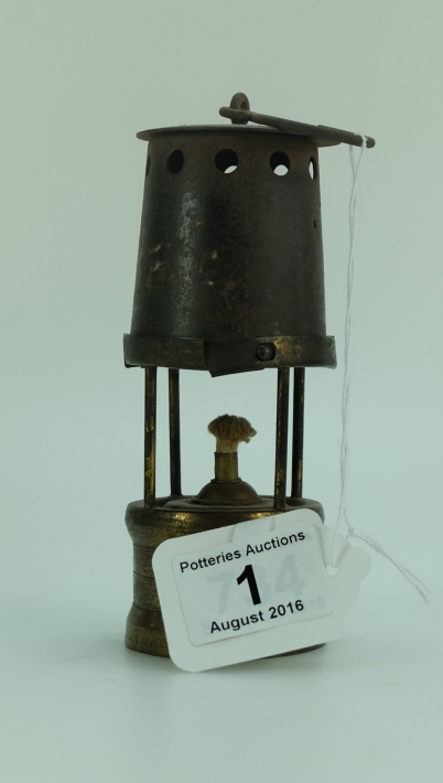 Appraisal: Unmarked Miniature Miners Safety Lamp