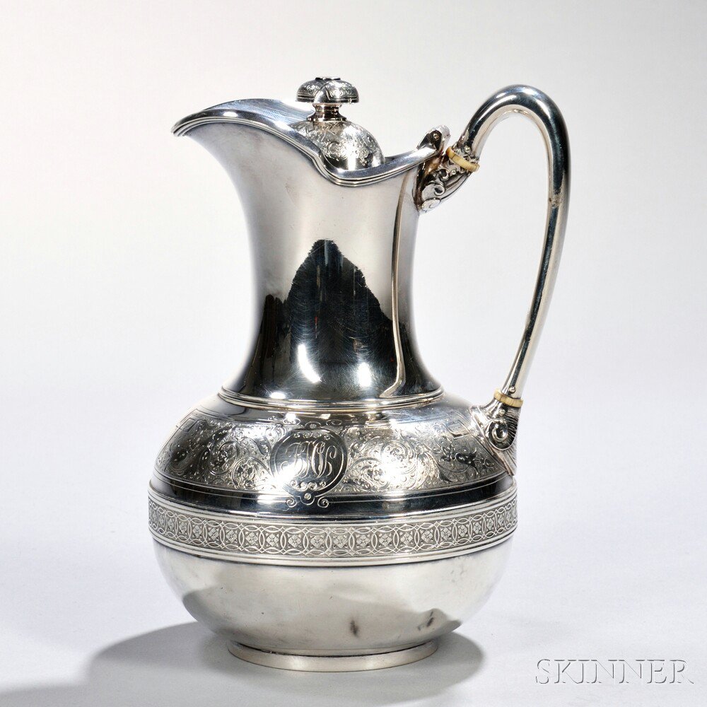 Appraisal: Tiffany Co Sterling Silver Hot Milk Pot New York -