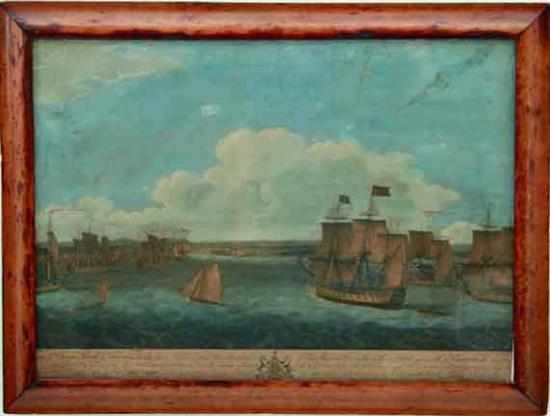 Appraisal: Pierre Charles Canot France - VIEW OF THE CAPTURE OF