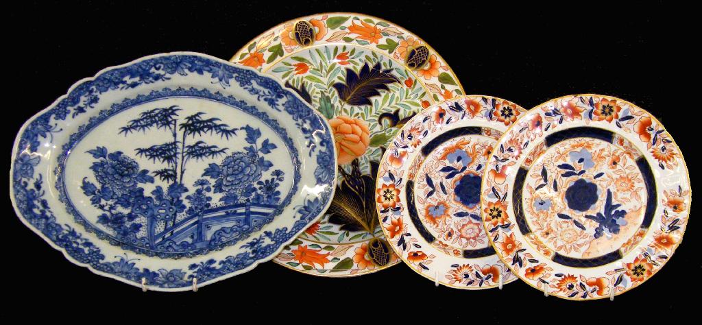 Appraisal: Pair of mid th century Ashworth Real Ironstone Imari palette