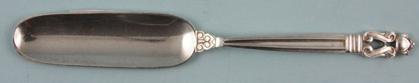 Appraisal: Georg Jensen sterling silver 'Acorn' pattern cheese scoop troy oz