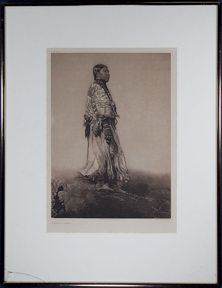 Appraisal: Edward Curtis Photogravure Wisham Woman Edward Curtis Photogravure Wisham Woman