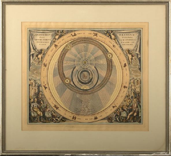 Appraisal: Continental School th Century Astrological and Zodiac Studies pair of