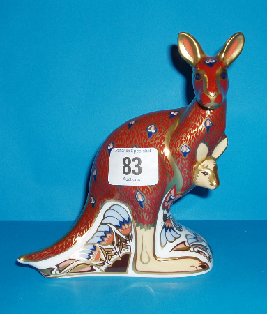 Appraisal: Royal Crown Derby Kangaroo From The Australian Collection Boxed