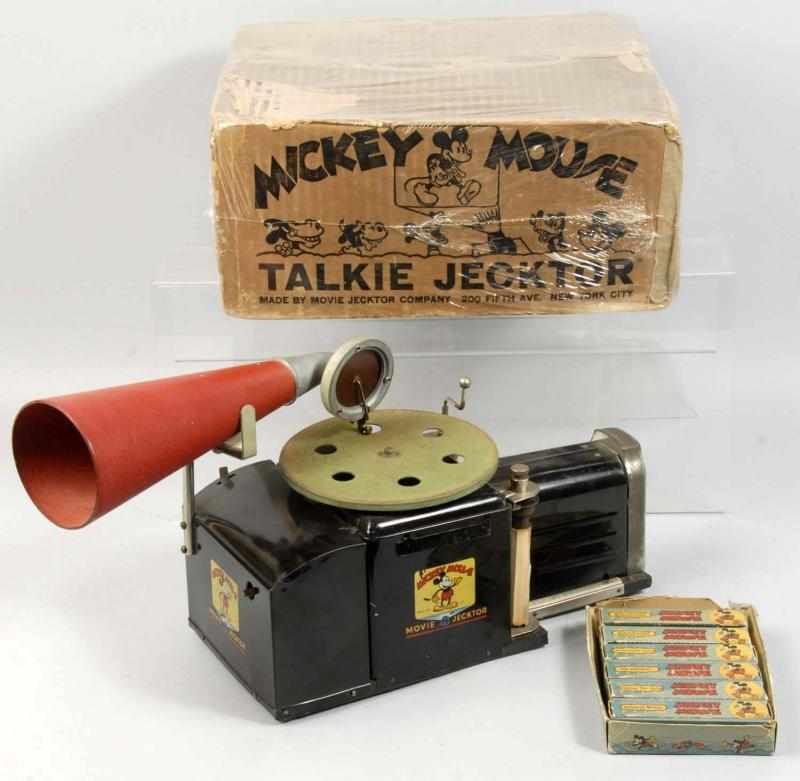 Appraisal: Disney Mickey Mouse Talkie Jecktor Description Comes with speaker and