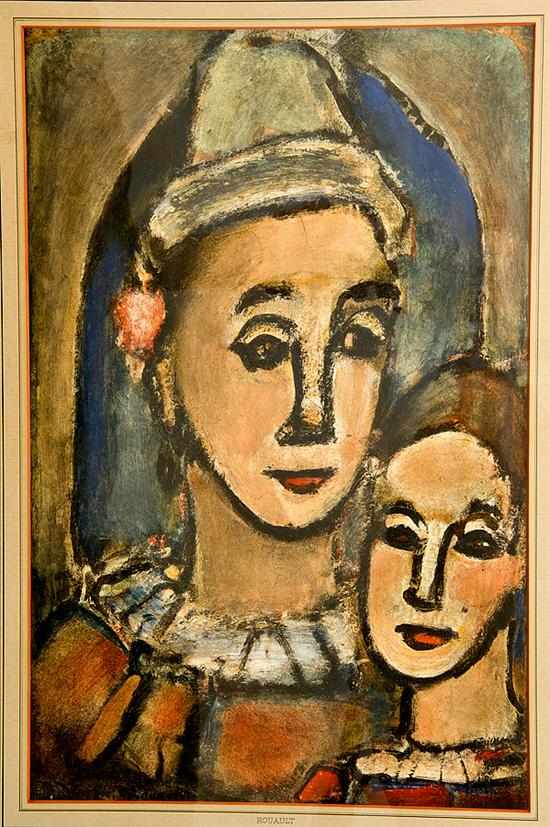 Appraisal: Georges Rouault French - THREE WORKS CLOWN ET CHIEN TWO