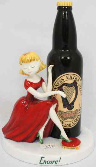 Appraisal: Coalport Advertising Figure Guinness Harpist MCL for Millennium Collectables Boxed