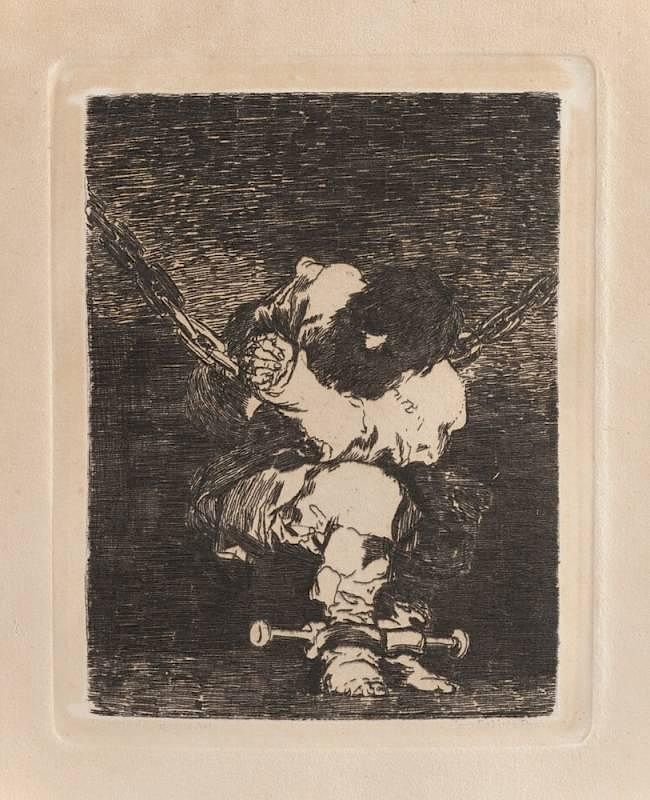 Appraisal: FRANCISCO JOS DE GOYA Y LUCIENTES Spanish - AN ETCHING