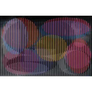 Appraisal: Yaacov Agam Israeli b- Untitled Limited Edition Color Serigraph on